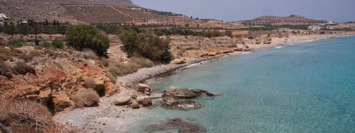 Xerokampos Beach auf Kreta